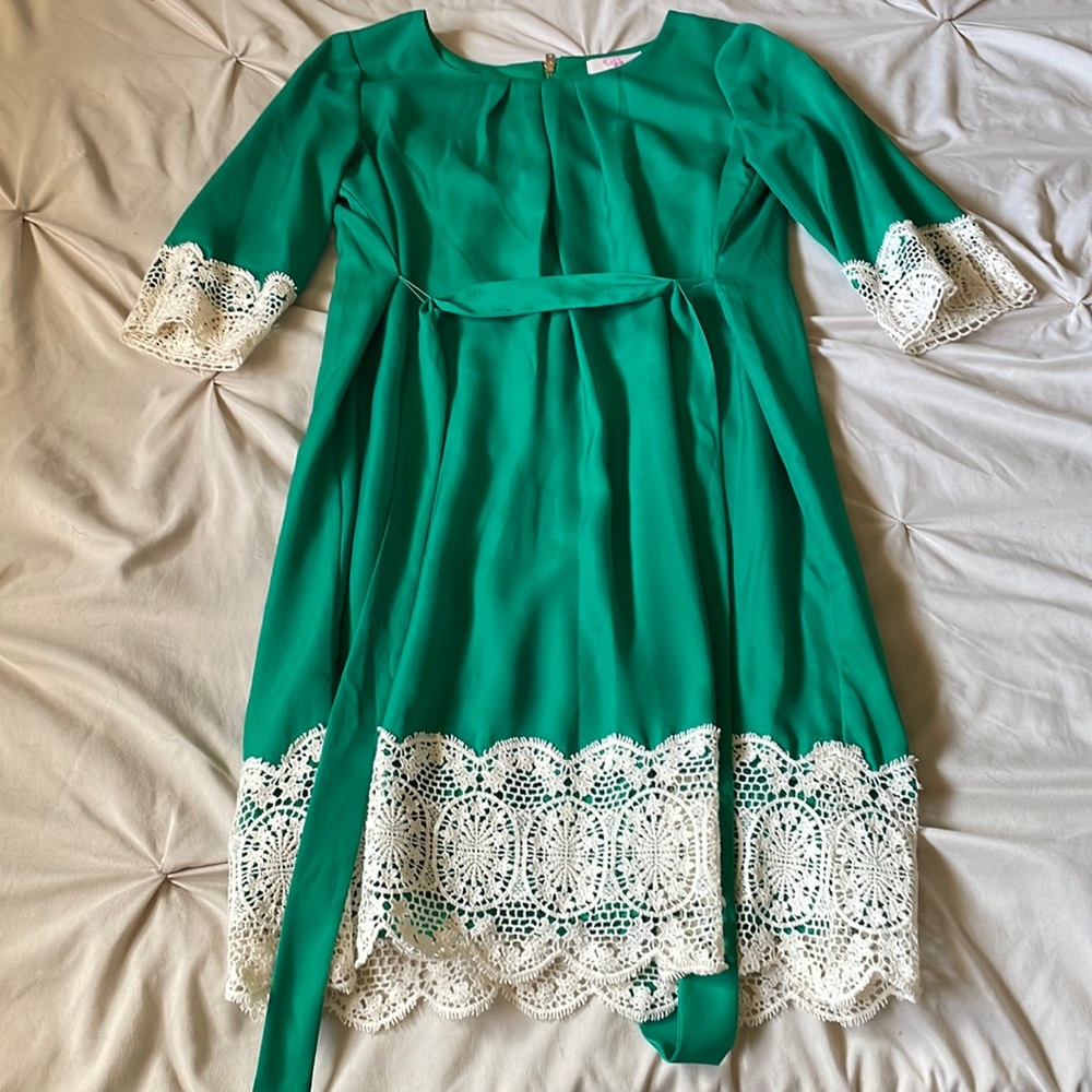 GB girls Green Cocktail dress